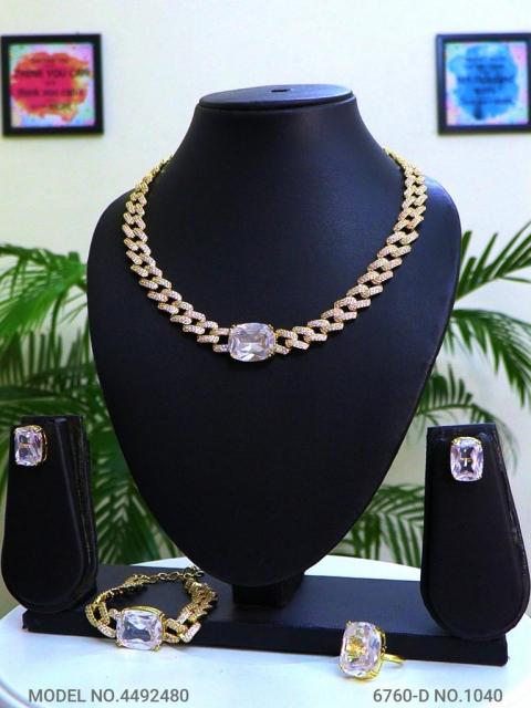 Original Zircon Necklace Set