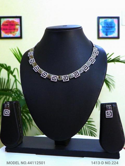 Classic yet Trendy | Cz Fashion Necklace Set