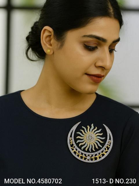 CZ Brooch