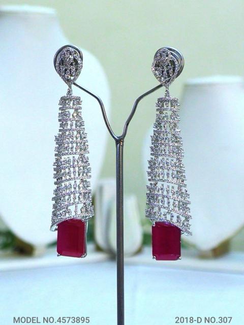 Cz Fashion Earrings | Handcrafted