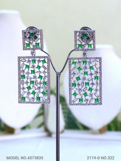 Real Zircon | Fashion AD Earrings