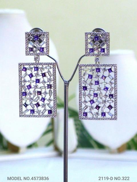 Real Zircon | Fashion AD Earrings