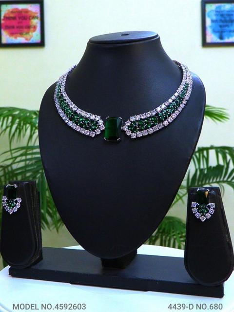 Imitation Diamond Cz Jewelry Set