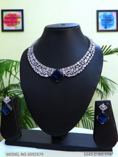 Imitation Diamond Cz Jewelry Set