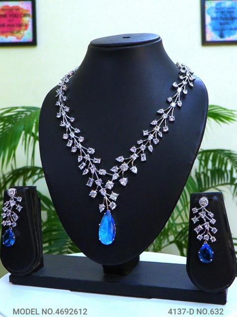 Artificial Diamond Cz Jewelry Set