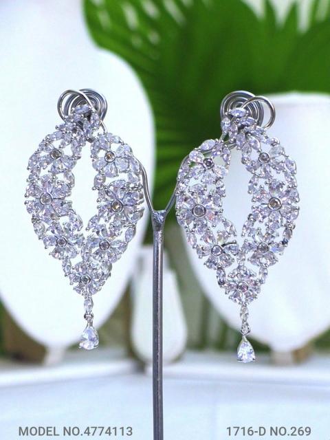 Diamond Replica Long Earrings