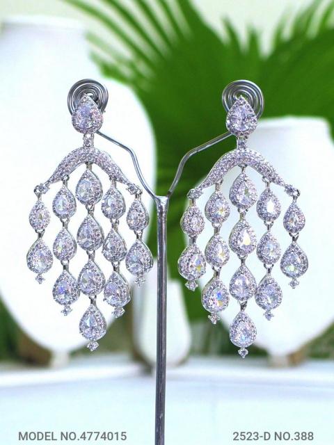 Cz Fashion Earrings | Handcrafted