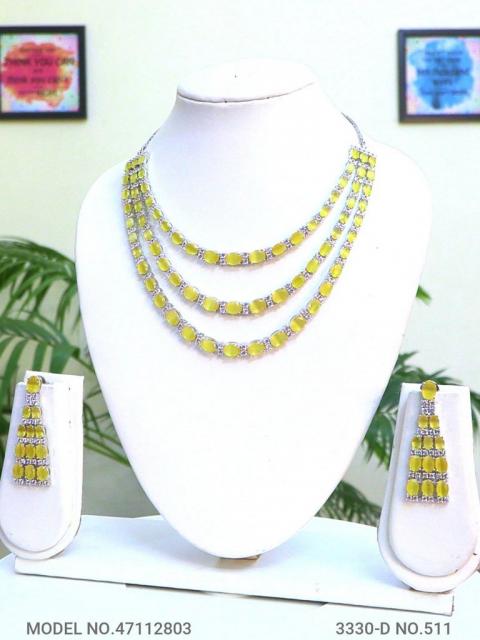 Classic yet Trendy | Cz Fashion Necklace Set