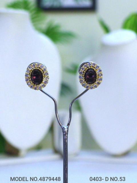 Handcrafted AD Stud Earrings