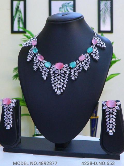Artificial Diamond Cz Jewelry Set