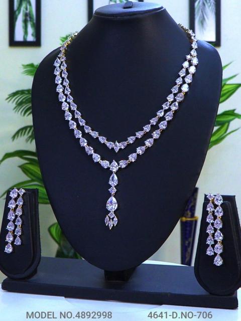 Classic yet Trendy | Cz Fashion Necklace Set