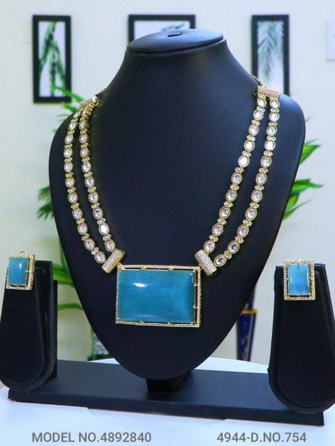 Fashion Necklace Set | Artificial Diamonds / Zircons