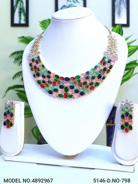Original Zircon Necklace Set
