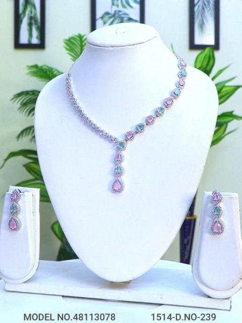Original Cubic Zircon | Classic Necklace Set