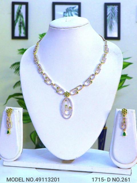 Classic yet Trendy | Cz Fashion Necklace Set