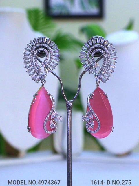 Cz Fashion Earrings | Handcrafted