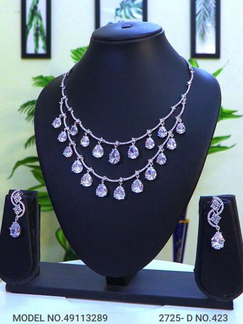 Cz Jewelry Set | Classic Pattern