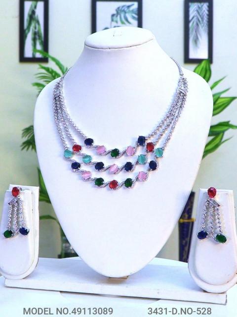 Made in India | Cz Necklace Set