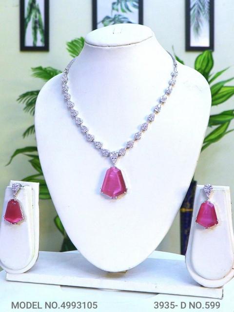 Fashion Necklace Set | Artificial Diamonds / Zircons