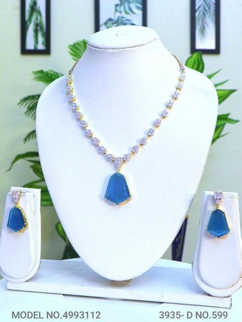 Artificial Diamond Cz Jewelry Set