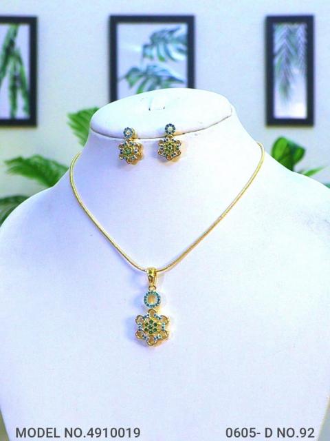 Original Cubic Zircon | Classic Pendant Set