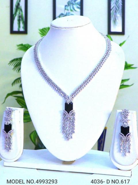Artificial Diamond Cz Jewelry Set