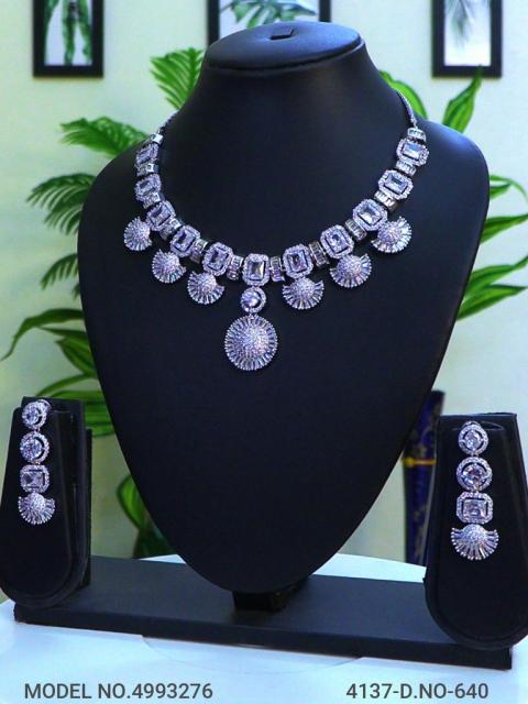 Traditional Design | American Diamond Jewelry Set