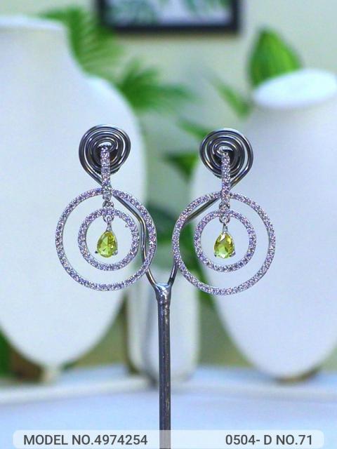 Indian CZ Earrings