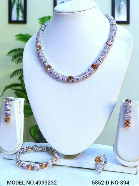 Bridesmaid Necklace Set for Traditional Weddings