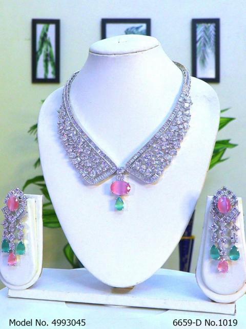 Artificial Diamond Cz Jewelry Set