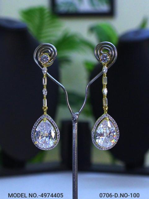 Earrings made of Cubic Zircons