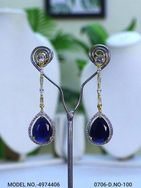 Cz Fashion Earrings | Handcrafted