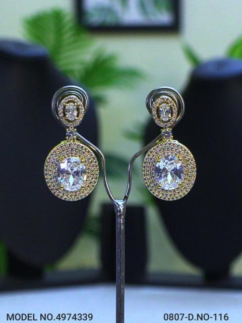 Cz Fashion Earrings | Handcrafted