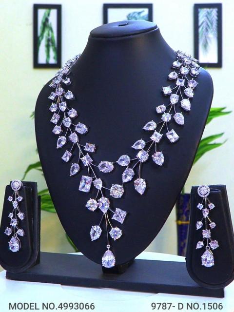 Traditional Design | American Diamond Jewelry Set