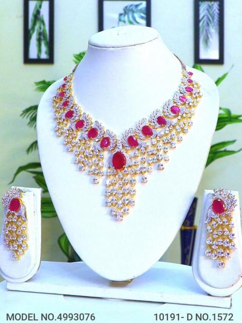 Artificial Diamond Cz Jewelry Set