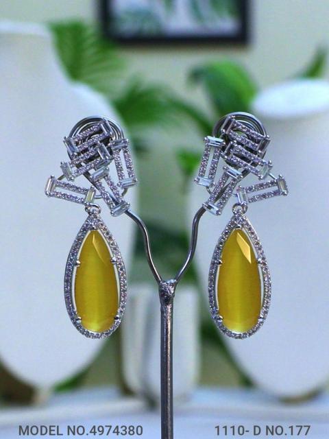 Designer Handmade Cz Earrings