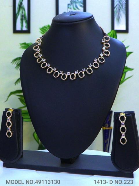 Cz Jewelry Set | Classic Pattern