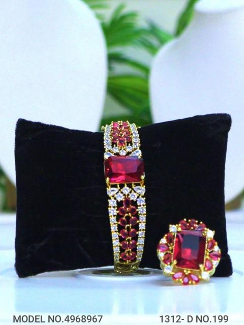 Bracelet with Finger Ring