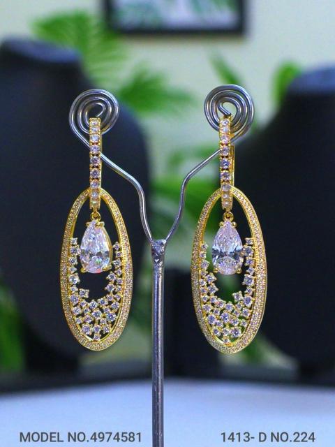 Indian CZ Earrings