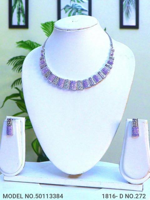 Classic Cz Jewelry Set with Earrings