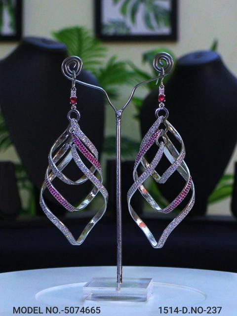 Cz Fashion Earrings | Handcrafted
