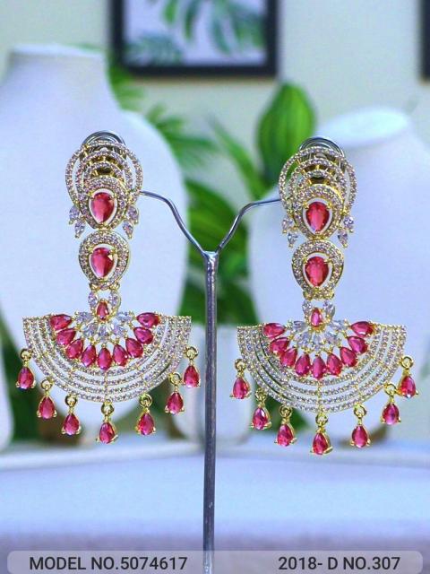 Diamond Replica Long Earrings