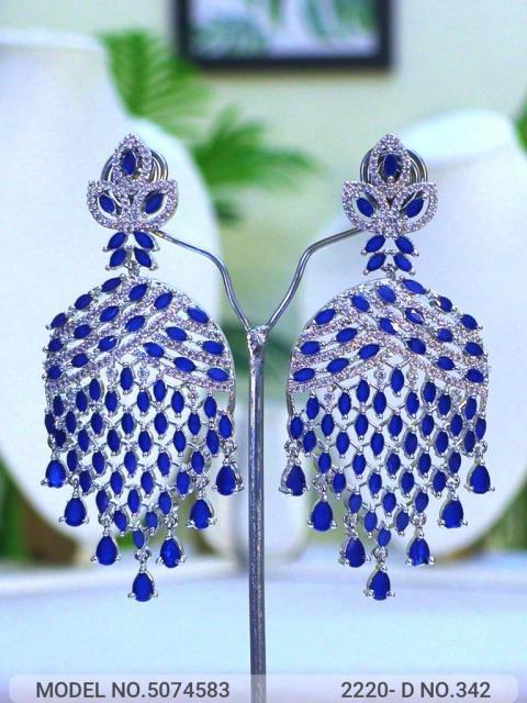 Earrings made of Cubic Zircons