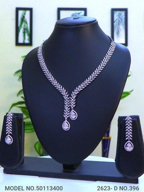 Cz Jewelry Set | Classic Pattern