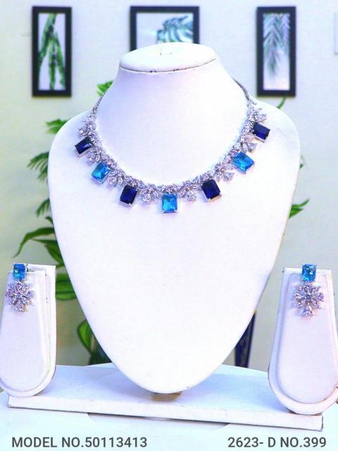 Classic yet Trendy | Cz Fashion Necklace Set