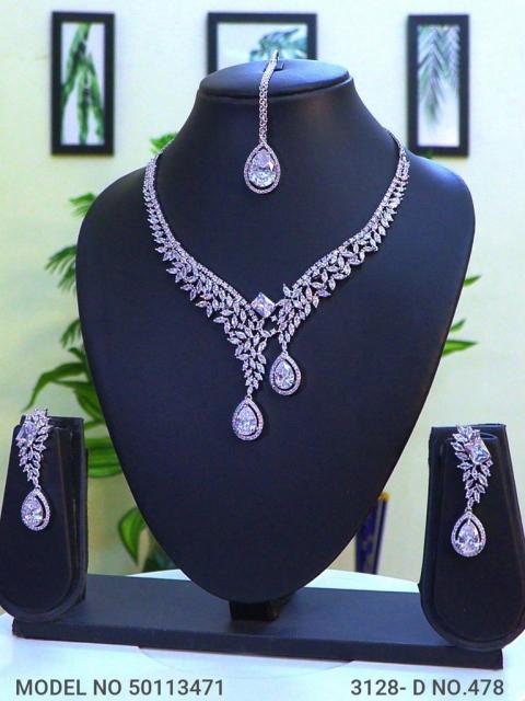 Original Cubic Zircon | Classic Necklace Set