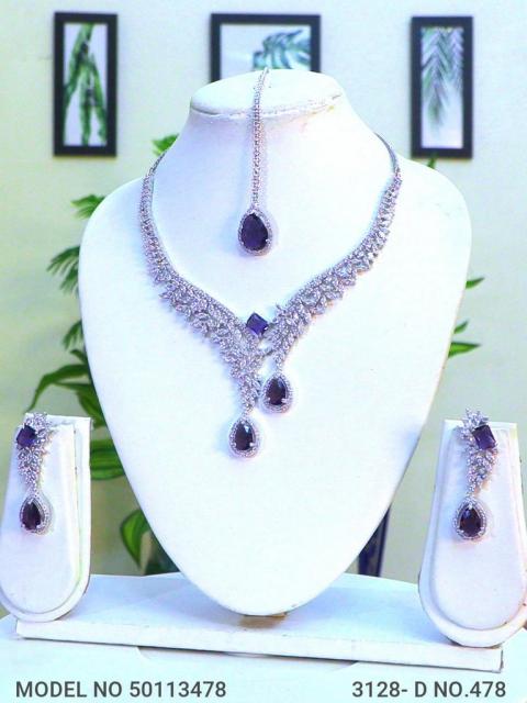 Made In India | Diamond Styled Jewellery Set