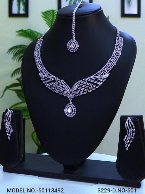 Cz Jewelry Set | Classic Pattern