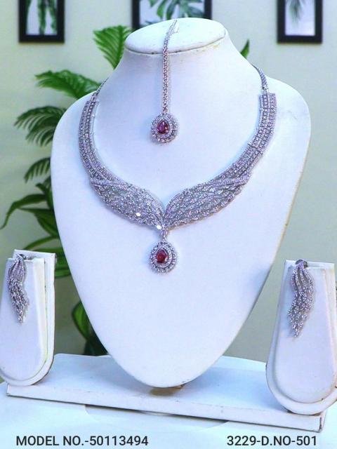 Cz Jewelry Set | Classic Pattern