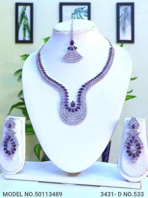 Original Cubic Zircon | Classic Necklace Set